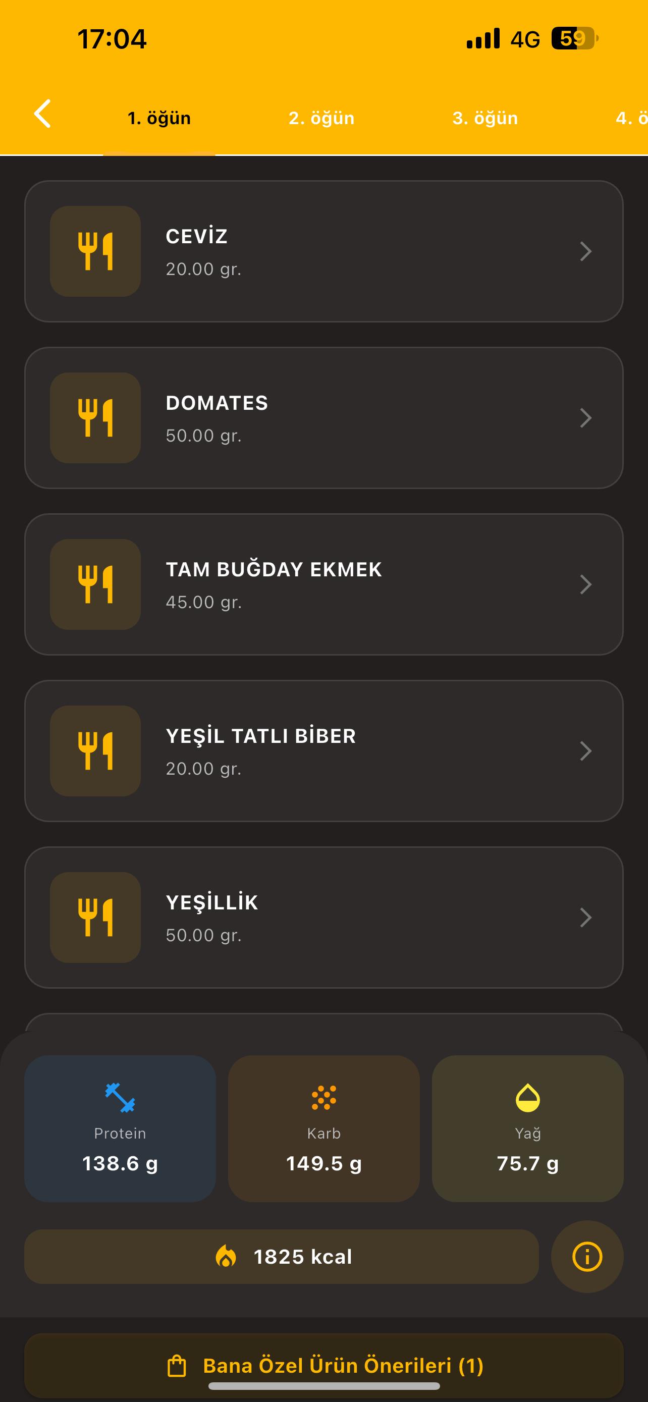 Dambıl Life - Beslenme